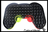 LAST CHANCE - LIMITED STOCK - SALE  - Jumbo Video Game Remote Controller Bubble Pop Fidget Toy - Silicone Push Poke Bubble Wrap Fidget Toy - Press Bubbles to Pop - Bubble Popper Sensory Stress Toy