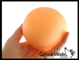 BULK - WHOLESALE - SALE - Jumbo 4" Glow in the Dark Doh Filled Stress Ball - Glob Balls - Squishy Gooey Shape-able Squish Sensory Squeeze Balls