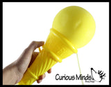 Jumbo Ice Cream Cone Shooter Popper Toy - Foam Ball Shoots From Cone - Launcher Novelty Toy