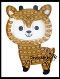 LAST CHANCE - LIMITED STOCK - SALE  - Jumbo Cute Holiday Reindeer Alpaca Festive Bubble Popper Fidget Toy - Fun Party Favor Toy - Christmas Winter