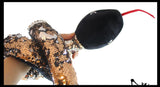 Jumbo 64" Plush Snake with Mermaid 2 Color Reversible Sequin Scales -  Stuffed Sensory Fidget Toy
