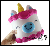 LAST CHANCE - LIMITED STOCK -  SALE - JUMBO Unicorn Cake Squishy Slow Rise Foam Pet Animal Toy -  Scented Sensory, Stress, Fidget Toy Cute