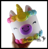 LAST CHANCE - LIMITED STOCK -  SALE - JUMBO Unicorn Cake Squishy Slow Rise Foam Pet Animal Toy -  Scented Sensory, Stress, Fidget Toy Cute
