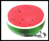 JUMBO Watermelon Squishy Slow Rise Foam Food Fruit -  Scented Sensory, Stress, Fidget Toy