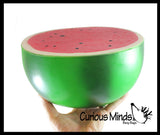JUMBO Watermelon Squishy Slow Rise Foam Food Fruit -  Scented Sensory, Stress, Fidget Toy