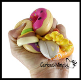 Cute Micro Food Slow Rise Squishy Toys - Mini Memory Foam Party Favors, Prizes, OT