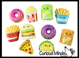 Cute Micro Food Slow Rise Squishy Toys - Mini Memory Foam Party Favors, Prizes, OT