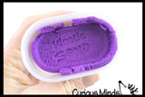 LAST CHANCE - LIMITED STOCK  - SALE - Kinetic Sand Solid Color Castle 4.5oz - Stretchy Soft Moving Sand-Like  putty/dough/slime