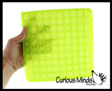 Large 8" Bubble Pop Game - Silicone Push Poke Bubble Wrap Fidget Toy - Bubble Popper Sensory Stress Toy