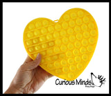 Large 8" Bubble Pop Game - Silicone Push Poke Bubble Wrap Fidget Toy - Bubble Popper Sensory Stress Toy
