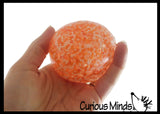 BULK - WHOLESALE -  SALE - Jumbo Confetti Bead Mold-able Stress Ball - Squishy Gooey Shape-able Squish Sensory Squeeze Balls