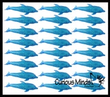 Mini Dolphin Water Bead Filled Squeeze Stress Ball  -  Sensory, Stress, Fidget Toy