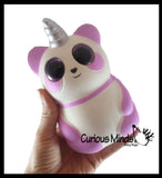 MULTIPLE STYLES - Large Mystical Animal with Horn and Wings Slow Rise Squishies Slow Rise Foam - Scented Sensory, Stress, Fidget Toy - Penguin, Unicorn, Corgi Dog, Sloth, Koala, Panda