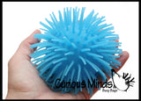 Light Up 5" Puffer Ball -  Indoor Soft Hairy Air-Filled Sensory Ball
