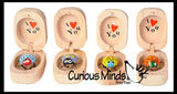 Love bug in Box Novelty Gift - Bugs Legs Wiggle So it Looks Alive - Wooden Hinged Box Nut Ladybug