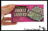 Mini Magnetic Travel Games - Tiny Classic Board Games - Children's Games for Car or Airplane
