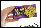 Mini Magnetic Travel Games - Tiny Classic Board Games - Children's Games for Car or Airplane