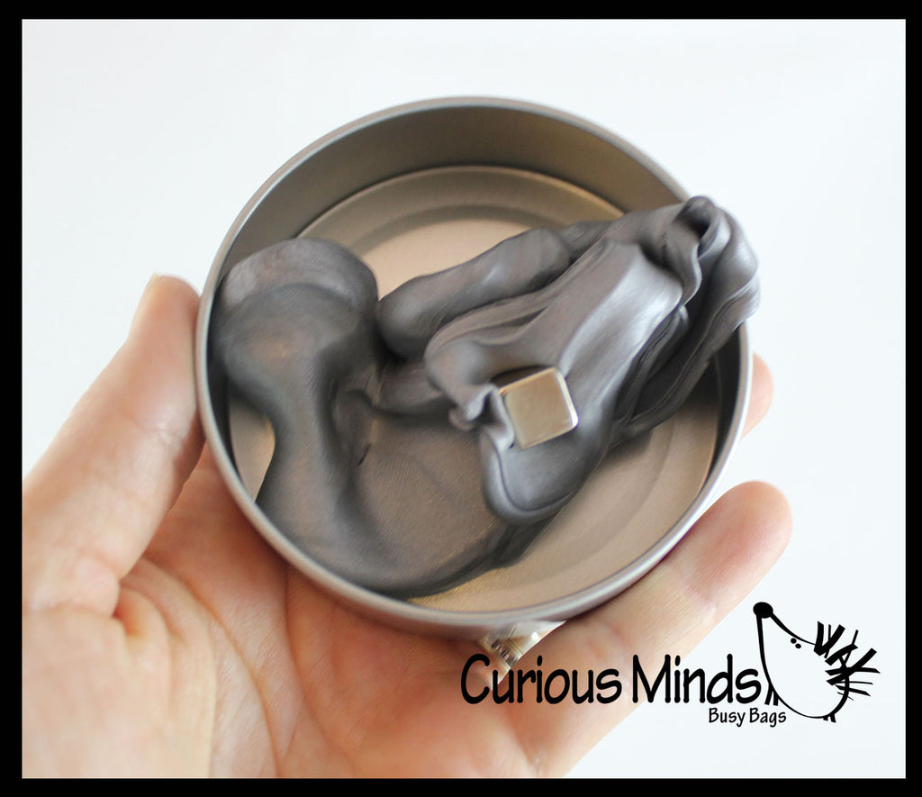 Magnetic Slime - Thick Putty with Metal and Small Strong Magnet