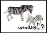 LAST CHANCE - LIMITED STOCK - CLEARANCE - SALE - Safari Mommy and Baby Animal Figurines Replicas - Matching Game