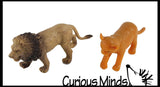 LAST CHANCE - LIMITED STOCK - CLEARANCE - SALE - Safari Mommy and Baby Animal Figurines Replicas - Matching Game