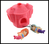 NEW - Mermaid in Castle - Peek a Boo / Hide and Seek Stretchy Fidget Toy