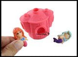 NEW - Mermaid in Castle - Peek a Boo / Hide and Seek Stretchy Fidget Toy