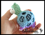 Rainbow Alpaca Squishy Color Changing Gel Doh Blob Mesh Ball with Soft Web - Squishy Fidget Ball