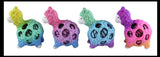 Rainbow Alpaca Squishy Color Changing Gel Doh Blob Mesh Ball with Soft Web - Squishy Fidget Ball