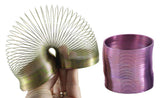 Metal Colored Magic Spring Coil Toy -  Sensory Fidget Toy - Relaxing & Mesmerizing - Stair Walking Fun Classic Toy