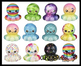 Cute Octopus Micro Slow Rise Squishy Toys - Memory Foam Party Favors, Prizes, OT