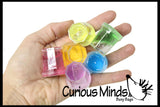 Mini Glitter Slime Containers - Bulk Party Favors - Putty