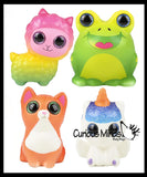 Small Animal Slow Rise Squishies Slow Rise Foam - Scented Sensory, Stress, Fidget Toy - Unicorn, Frog, Cat, Dog, Alpaca, Panda, Duck, Sloth