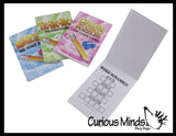 Mini Puzzle Books - Tiny Maze/Crossword/Word Search/Tic-Tac-Toe - Travel Fun Game - Party Favors Prizes Rewards