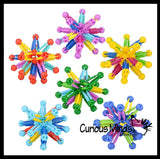 Mini Collapsible Ball - Expanding and Contracting Ball - Grow and Shrink Fidget Ball - Anxiety Breathing Exercises