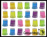 Mini Glitter Slime Containers - Bulk Party Favors - Putty