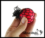 Tiny Mesh Ball - Squishy Fidget Ball with Web Netting - Stress Ball Color Changing Blobs