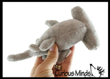 3 Cute Mini Ocean Animal Plush Stuffed Animals- Adorable Mini Plushie - Hammerhead Shark, Jellyfish, Lobster