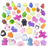 Bagged Cute Animal Mochi Squishy Animals - Kawaii -  Cute Individually Wrapped Toys - Sensory, Stress, Fidget Party Favor Toy