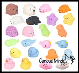 LAST CHANCE - LIMITED STOCK - SALE  - Cute Animal Mochi Squishy Animals - Kawaii -  Cute Individually Wrapped Toys - Sensory, Stress, Fidget Party Favor Toy