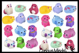 Cats & Dogs -  Cute Animal Mochi Squishy Animals - Kawaii -  Cute Individually Wrapped Toys - Sensory, Stress, Fidget Party Favor Toy