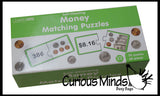 LAST CHANCE - LIMITED STOCK - Money Puzzle - Learn about Money and Coins Match