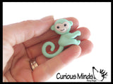 Cute Monkey Animal 3D Adorable Erasers - Eraser Pencil Toppers - Desk Pet - Novelty and Functional Adorable Eraser Novelty Treasure Prize, School Classroom Supply, - Party Favor