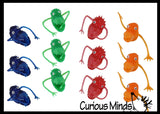 Monster Finger Puppet Rings - Fun Bulk Novelty Toy -  Goody Bags / Prizes / Rewards Box