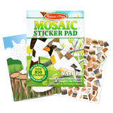 Mosaic Sticker Book - Sticker by Number Activity Book - Relaxing Craft Travel