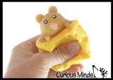 Mouse in Cheese - Adorable Pop Up - Cute Squeeze Toy - Fun Fidget - Unique OT Hand Strength, Fine Motor