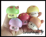 Cute Mushroom Micro Slow Rise Squishy Toys - Memory Foam Party Favors, Prizes, OT