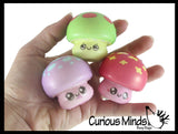 Cute Mushroom Micro Slow Rise Squishy Toys - Memory Foam Party Favors, Prizes, OT