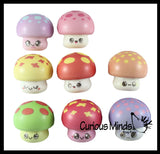 Cute Mushroom Micro Slow Rise Squishy Toys - Memory Foam Party Favors, Prizes, OT