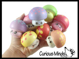 Cute Mushroom Micro Slow Rise Squishy Toys - Memory Foam Party Favors, Prizes, OT