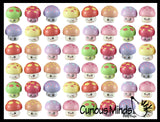 Cute Mushroom Micro Slow Rise Squishy Toys - Memory Foam Party Favors, Prizes, OT